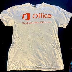 Microsoft office 2016 promo shirt large size